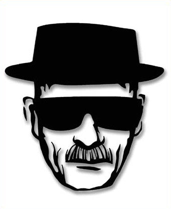 Heisenberg | Paper Sticker | Guerrilla Graphix