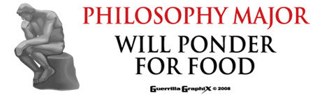Philosophy Major Sticker