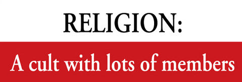 Religion Cult Sticker