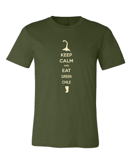 176 Keep Calm and Eat Green Chile T-Shirt