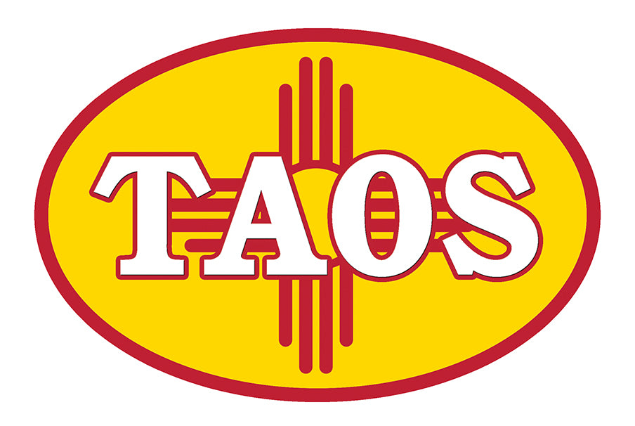 Taos New Mexico Vinyl Bumper Sticker 