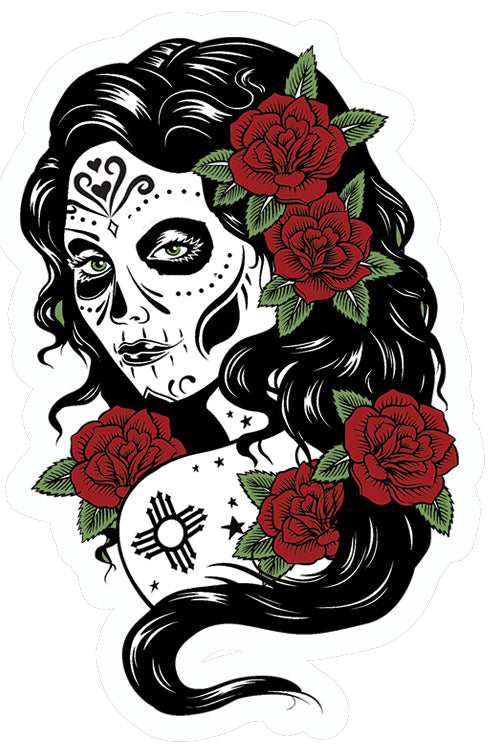 VS-119 La Muerta - Vinyl Sticker