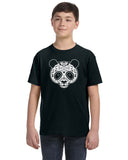 208 Panda Skull Kids and Toddler T-Shirt