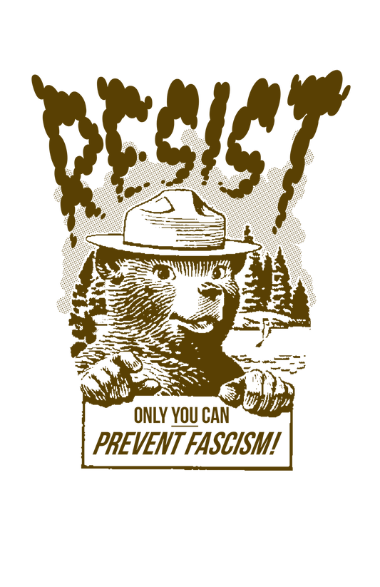 Resist Fascism Smokey the Bear | Mug | MU-8035
