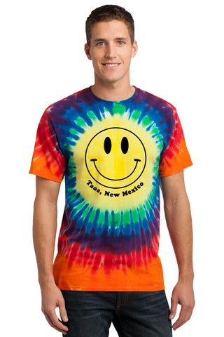 Rhiannon - Sunset Tie Dye - T-shirt with tie-dye with smiley - Molo